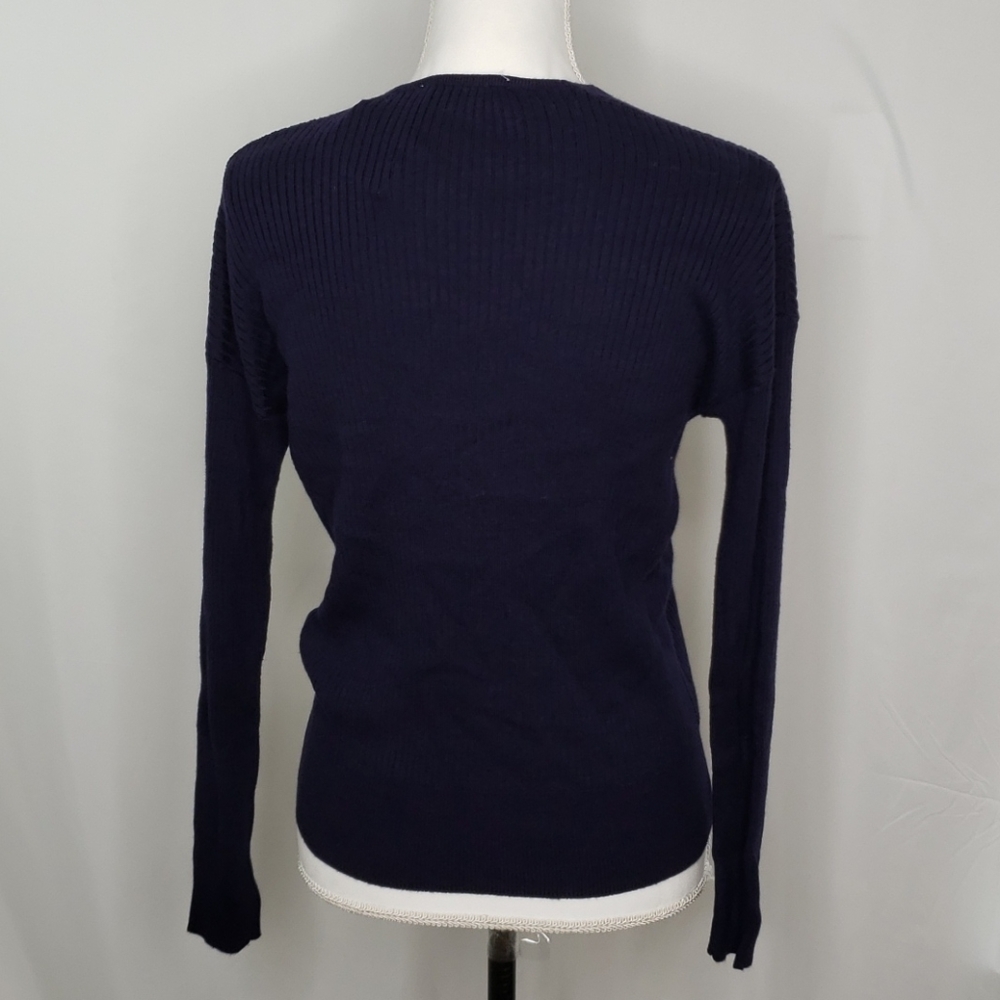 Elodie Wrap V Neck Sweater NWT - Picture 2 of 6